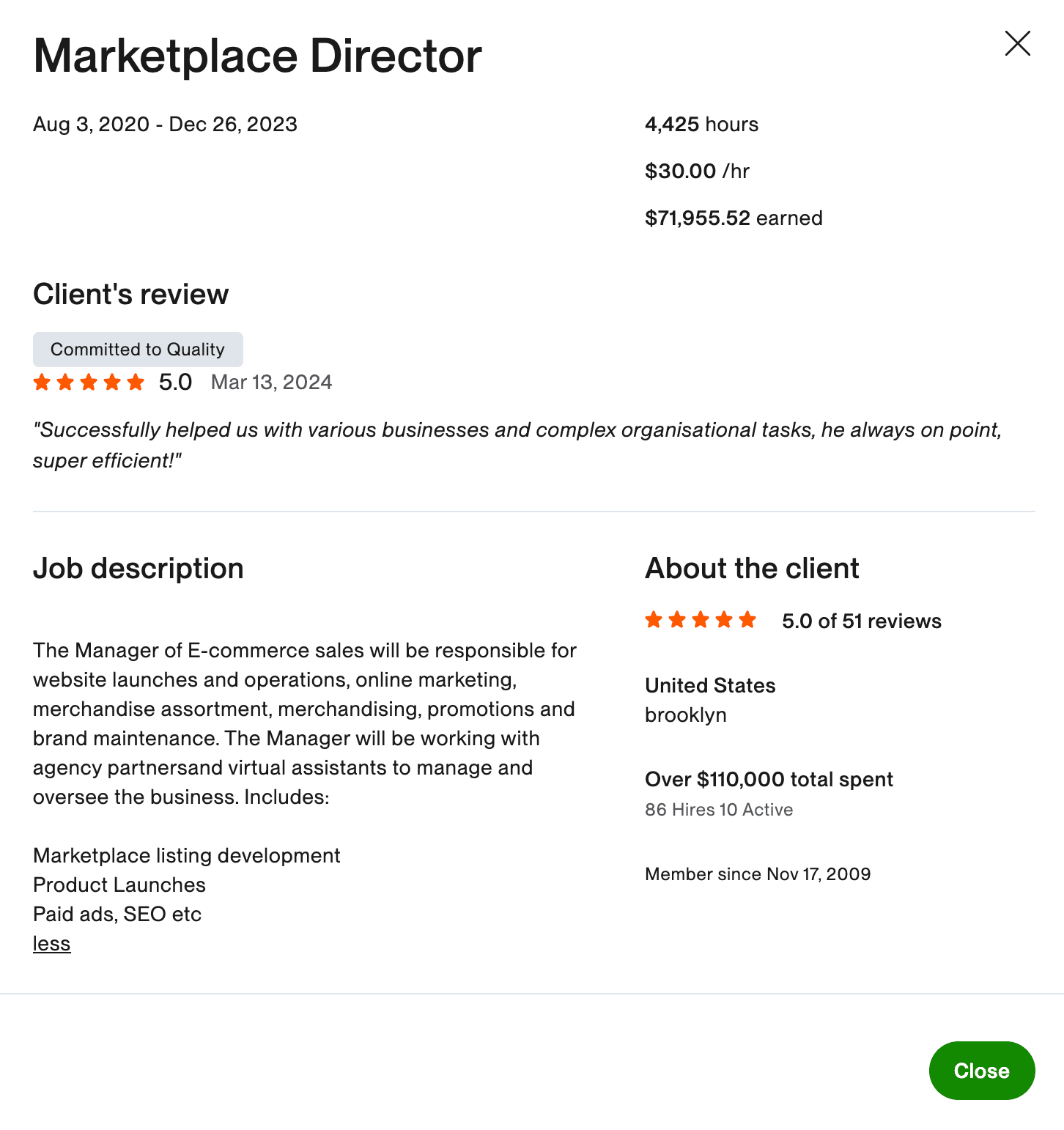 ZACH client reference
